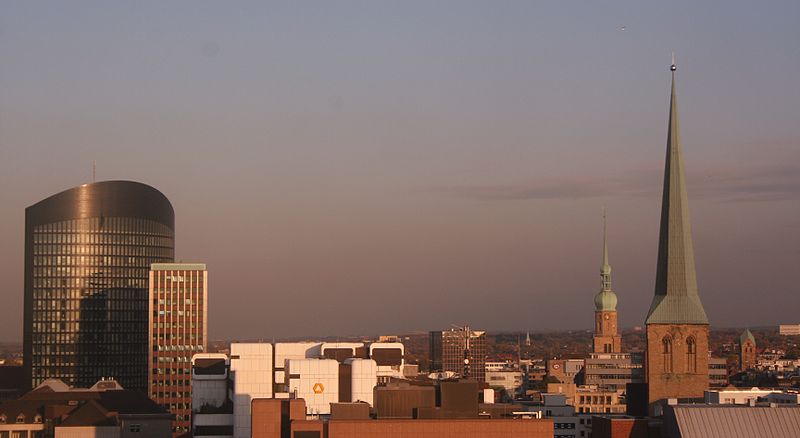 Dortmund Skyline. Quelle s.u. Dortmudn Skyline