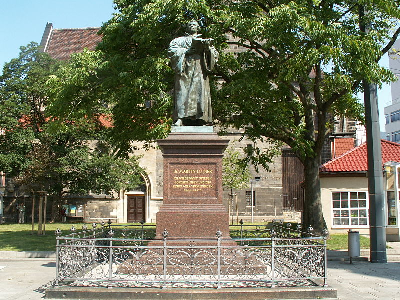 Luther Denkmal in Erfurt Luther Denkmal in Erfurt