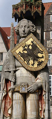 Rolandstatue in Bremen Roland vom Bremer Marktplatz