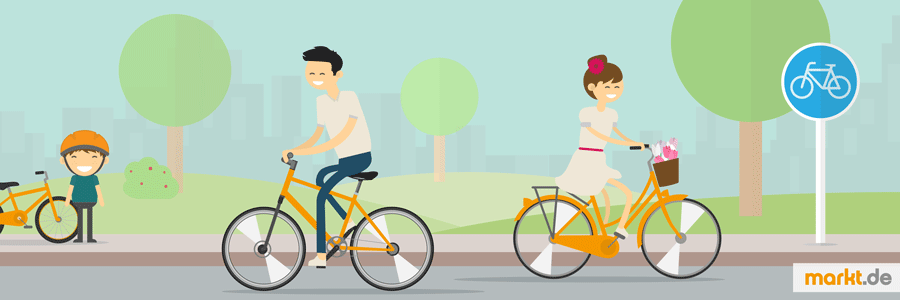 Alle Informationen rund um das Fahrrad. Bild Fahrradübersicht
