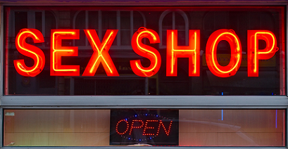 Bild Schild Sex Shop