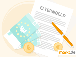 Finanztipps rund um die Schwangerschaft. Bild Elterngeldantrag und Geld