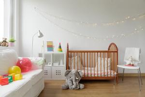 Bild Babyzimmer in Naturfarben