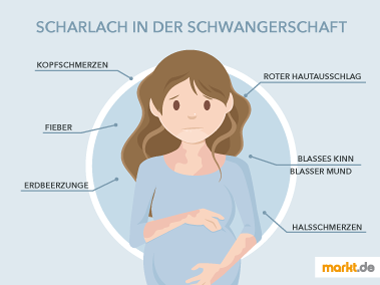 Grafik Scharlach in der Schwangerschaft