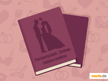 Grafik Lexikon Liebe, Partnerschaft, Dating