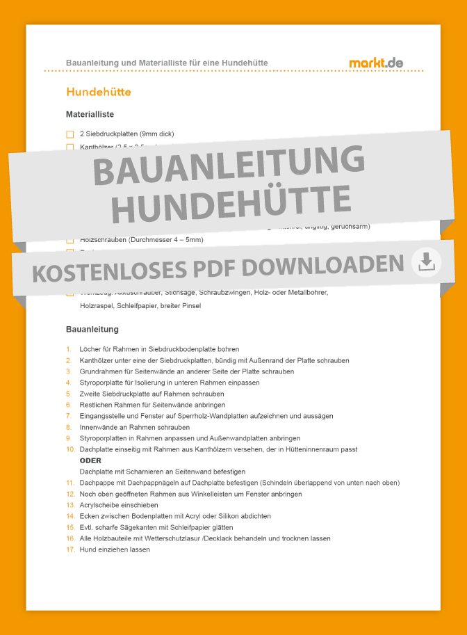 Download DIY Hundehütte Download