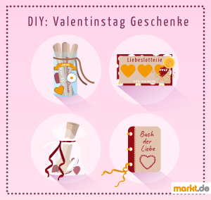 Hast Du schon einmal einen duftenden Liebesbrief verschenkt? Grafik Do-it-yourself-Geschenke zu Valentinstag