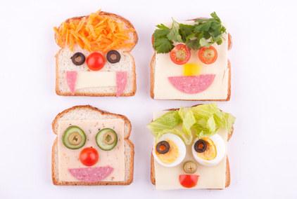 Bild lustige Sandwiches
