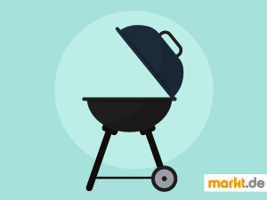 Tipps rund um den Grill gibt es hier. Bild schwarzer Kugelgrill