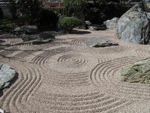 Bild Zen Garten Kies