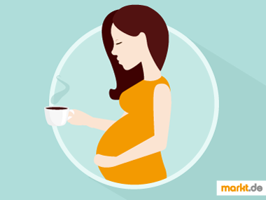Grafik Kaffee und Koffein in der Schwangerschaft