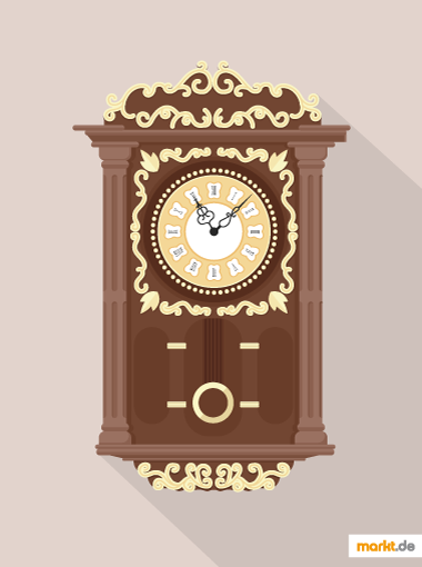 Grafik Antike Uhr