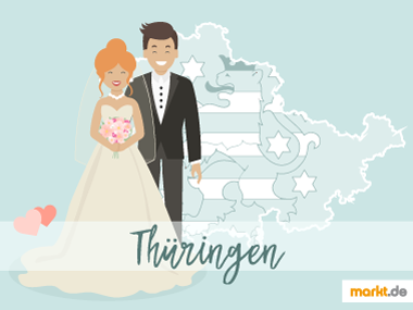 Grafik Romantische Orte für eine Hochzeit in Thüringen