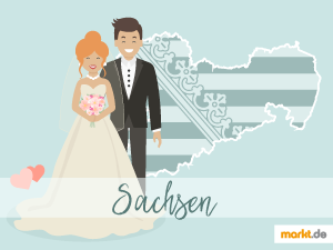 Heiratswillige in Sachsen können auf zahlreichen Burgen heiraten. Grafik Romantische Hochzeitslocations in Sachsen