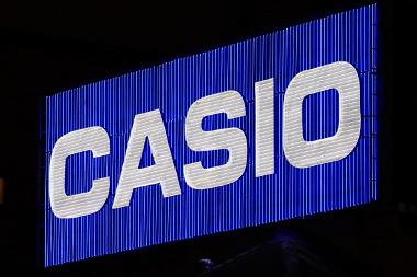 Casio stellt heute nicht mehr nur Uhren, sondern auch Digitalkameras oder Taschenrechner her. Bild Casio Logo