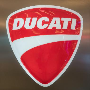 Die italienische Edelmarke Ducati. Bild Ducati Logo