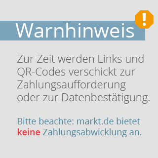 Warnhinweis zu Zahlungsaufforderung