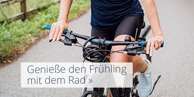 Mit dem Fahrrad in den Frühling