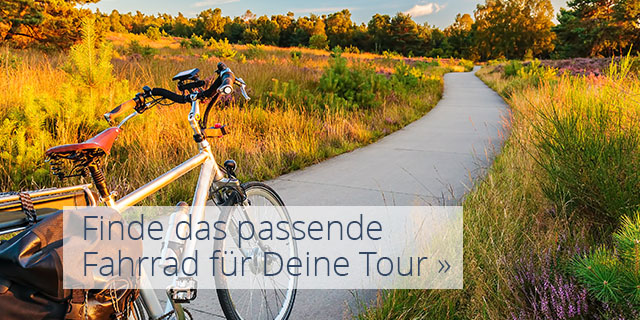 Finde das passende Fahrrad für Deine Tour