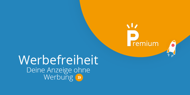 Premium Werbefreiheit - Deine Anzeige ohne Werbung