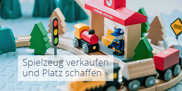 Spielzeug verkaufen und Platz schaffen