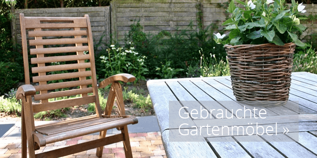 Brauchst Du noch Gartenmöbel?