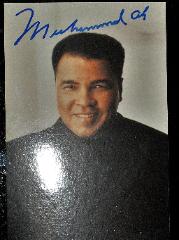 Boxer Muhammad Ali Kleinanzeige Autogramm Kleinanzeige Autogramm