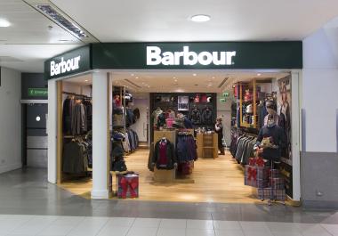 Bild Geschäft der Marke Barbour