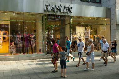 Bild Geschäft der Marke Basler