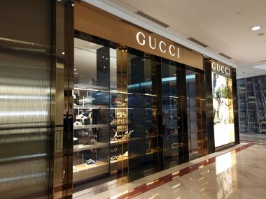 Bild Geschäft der Marke Gucci