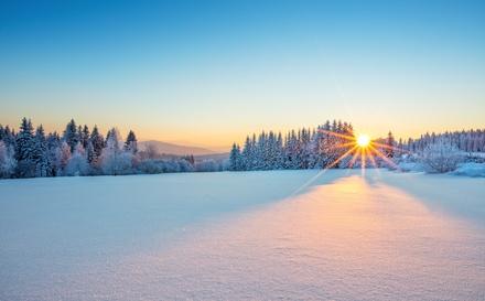 Sorel Schuhe halten die Füße sehr warm Bild Winter Landschaft