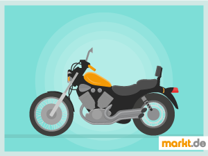 verschiedene Motorradmodelle Bild schwarzes Motorrad