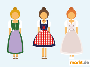 Das Dirndl Bild Frau mit Dirndl