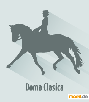Die Doma Clasíca wird auch als iberische Reitkunst bezeichnet Bild Pferd mit reiter Doma Clasica