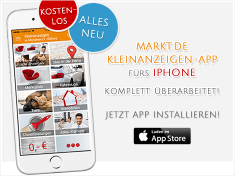 markt.de Kleinanzeigen-App für iPhone komplett neu