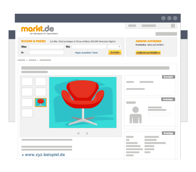 Die verlinkte Webseite darf nicht zu Werbezwecken dienen. Grafik Verlinkung Zusatzoption