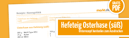 Grafik Download Rezept Osterhase aus Hefeteig