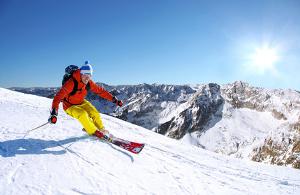 Bild Skifahrer im Schnee