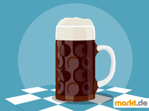 In Bayern wird zur Fastenzeit Starkbier gebraut und getrunken Grafik Starkbier Fastenzeit