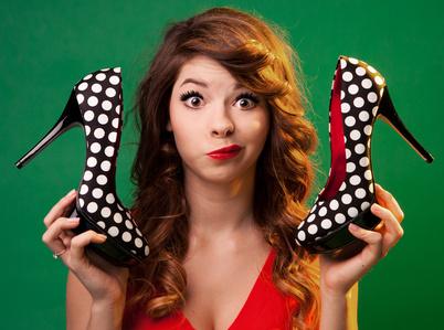 High Heels mit Dots