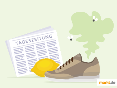 Grafik Tricks gegen stinkende Schuhe