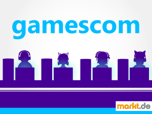 Die Gamescom in Köln zieht jedes Jahr tausende Gamingliebhaber an. Grafik Gamescom Koeln