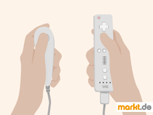 Die Nintendo Wii ist vor allem bei Sportfans sehr beliebt. Grafik Nintendo Wii