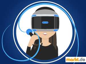Die Playstation 4 VR bringt eine innovative Games-Technologie mit. Grafik Playstation 4 VR