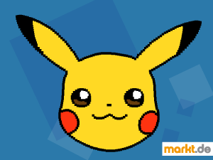 Das kleine Pikachu aus Pokémon ist zu einer sehr beliebten Figur geworden. Grafik Pokemon