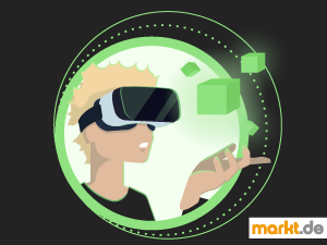 Virtual Reality Brillen sind eine Neuheit auf dem Konsolenmarkt. Bild Virtual Reality 3D