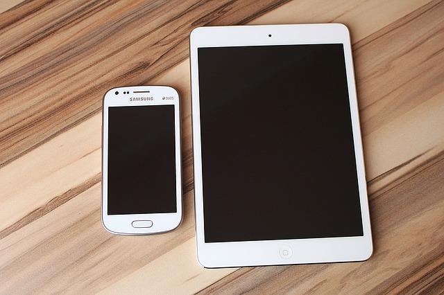 Das Verkaufsobjekt sollte natürlich im Fokus sein Bild Tablet und Smartphone