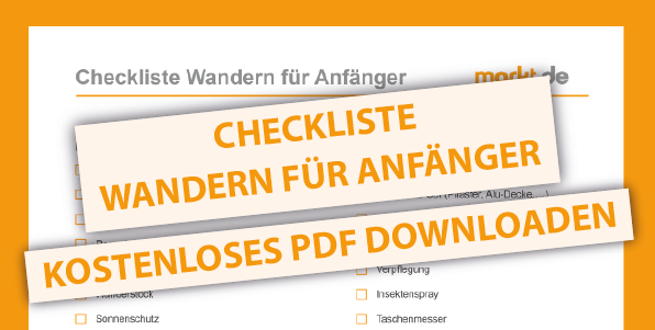 Mit der Checkliste für Wanderanfänger wird der Ausflug ein Erfolg. Checkliste Wandern Vorschaubild