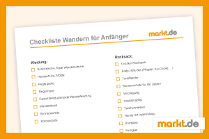 Checkliste für Wanderanfänger Bild Checkliste Wandern