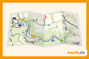 Die schönsten Wanderrouten in Deutschland Bild Wanderkarte mit Route
